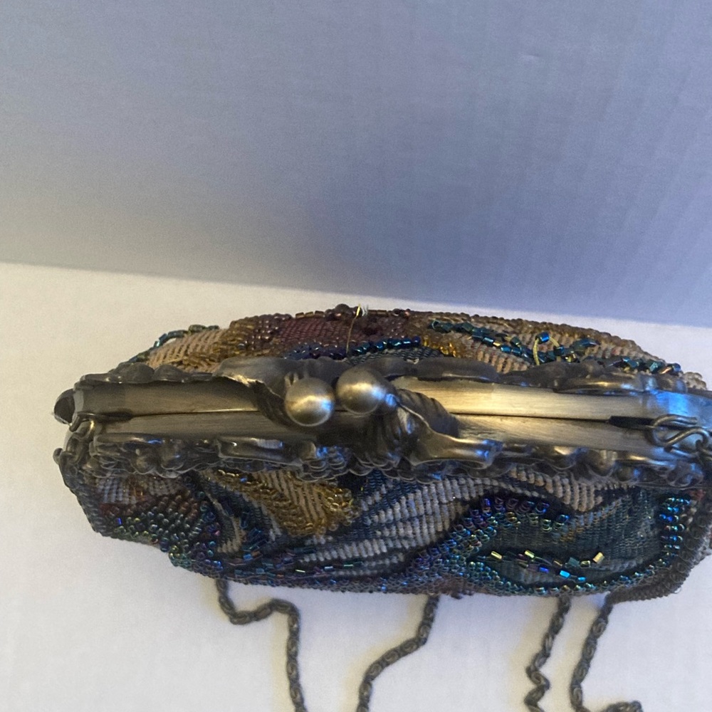 Antique Jeweled Tapestry petite bag - Picture 5 of 10